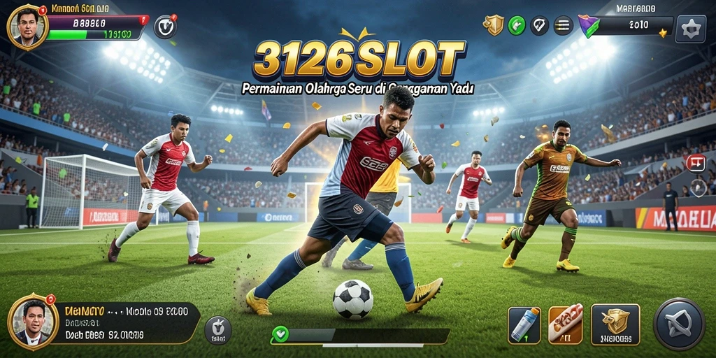 Screenshot utama 3126SLOT menampilkan gameplay olahraga yang seru.