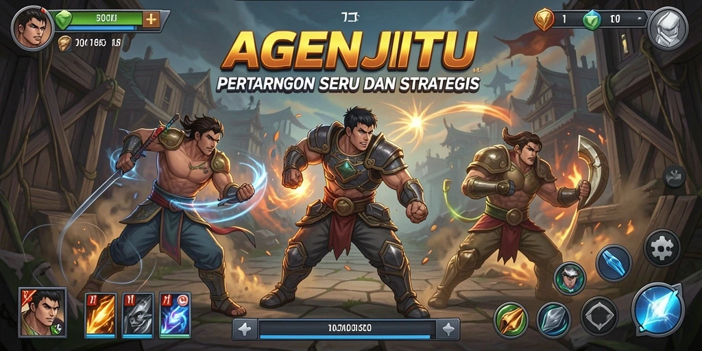 Tampilan seru dari pertarungan AGENJITU yang penuh aksi.