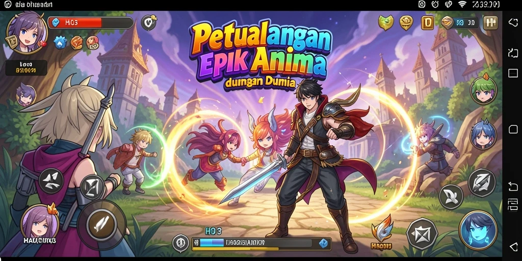 Gameplay seru H03 dengan karakter anime yang menarik.