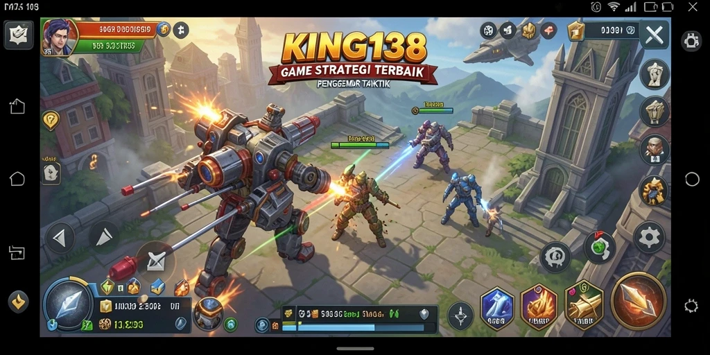 Tampilan gameplay KING138 yang seru dan menantang.