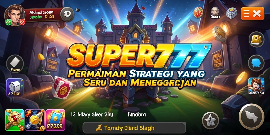 Tampilan menarik dari gameplay SUPER777 yang penuh strategi.