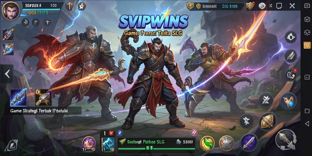 Tangkapan layar gameplay SVIPWINS menampilkan aksi seru dan strategi mendalam.